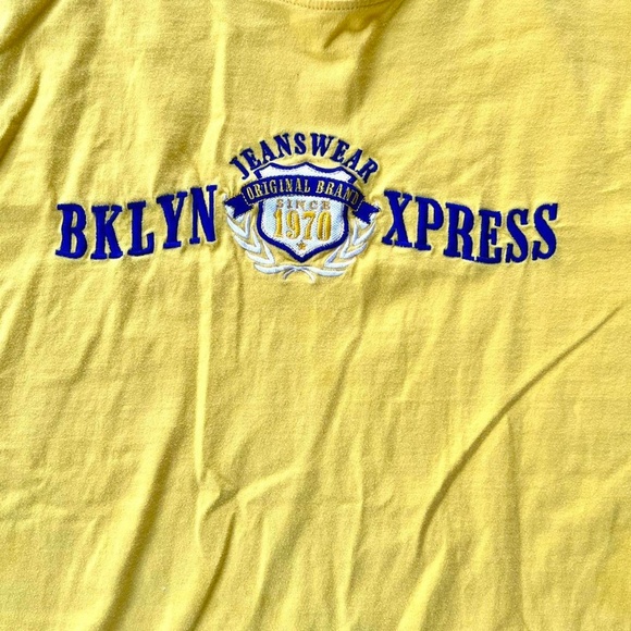Yellow Vintage Brooklyn Express Shirt. - Picture 2 of 4